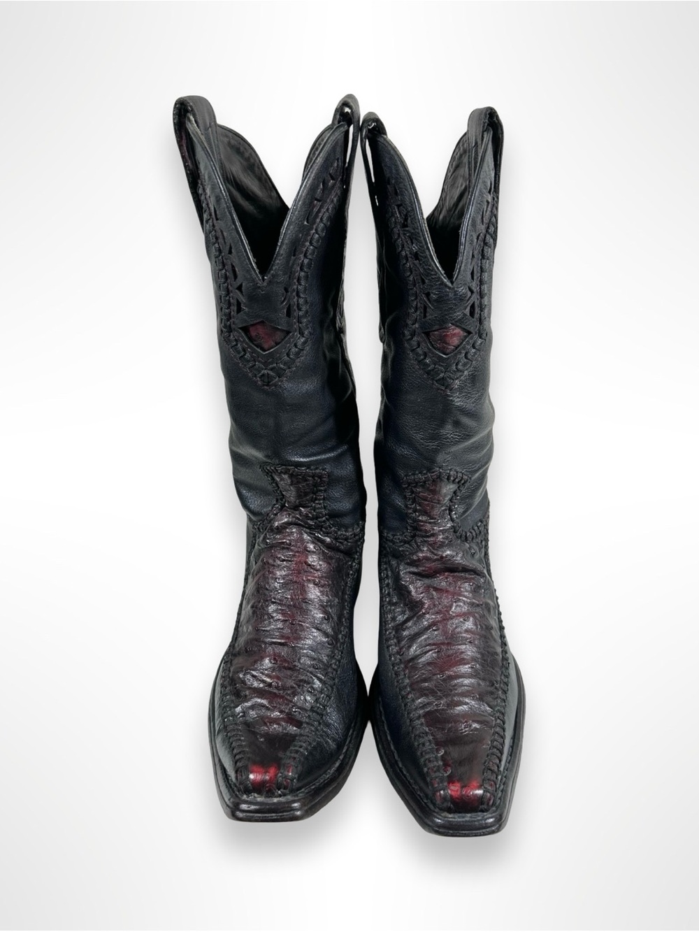 CUADRA Y2K ostrich skin western sleaze boots - Picture 4 of 8
